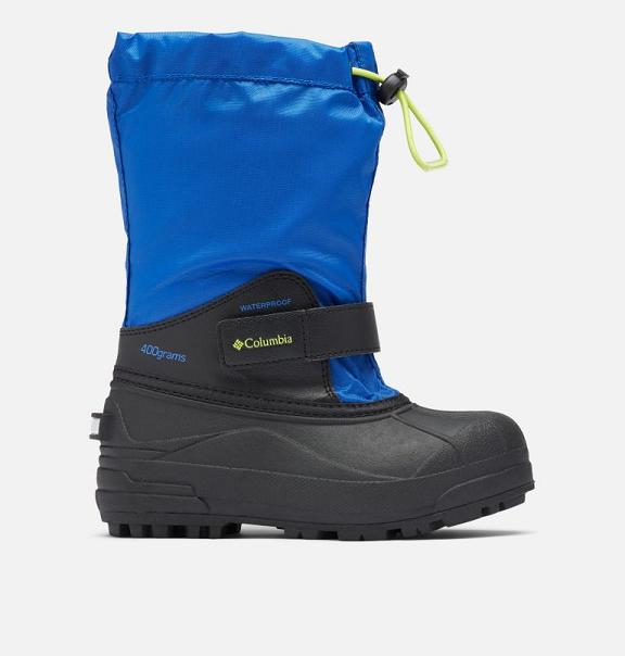 Columbia Powderbug Snow Boots Green For Boys NZ87659 New Zealand